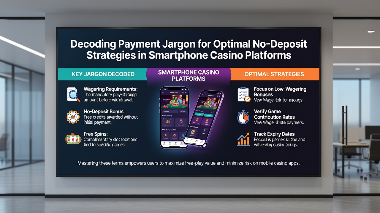 Close-up of smartphone screen showing casino bonus terms and payment options
